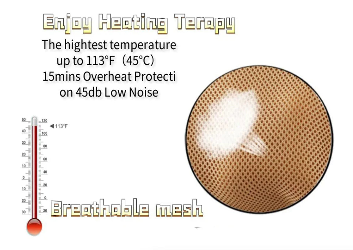SoulSooth™️  Heated Back Neck and Shoulder Massager 