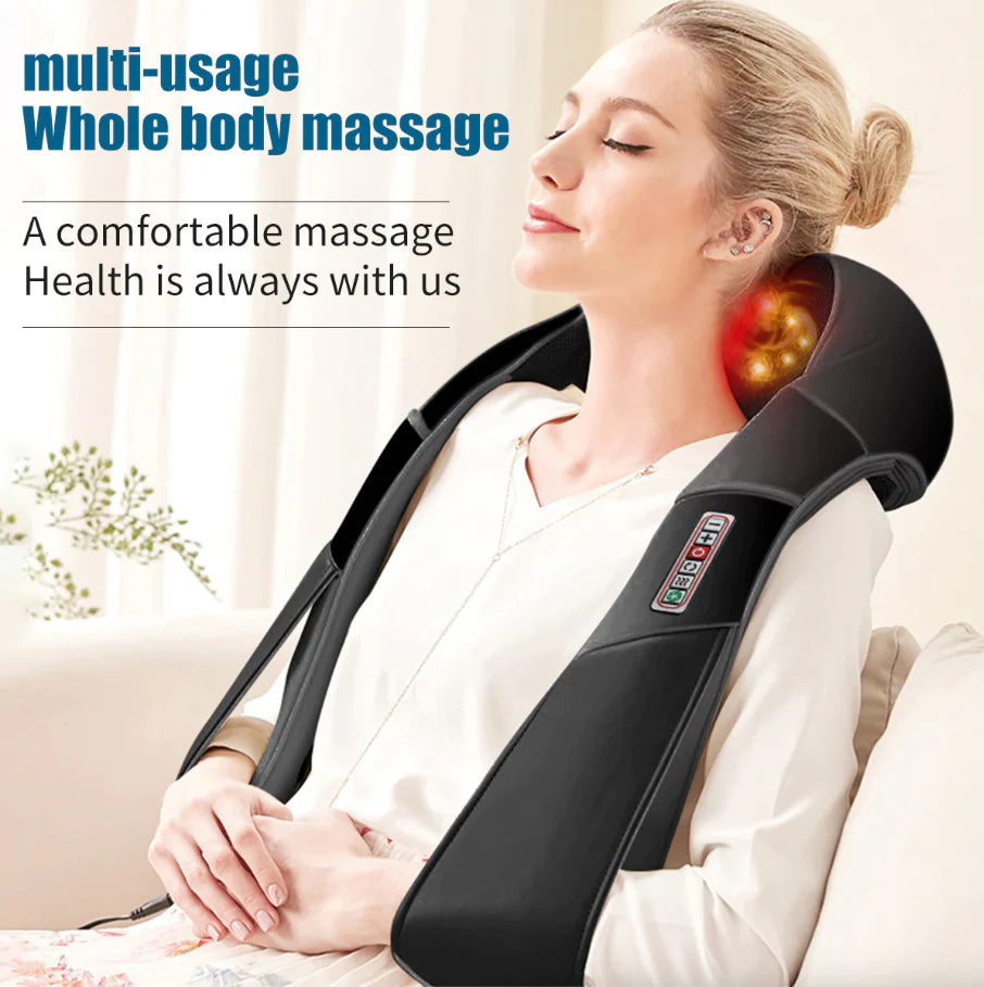 SoulSooth™️  Heated Back Neck and Shoulder Massager 