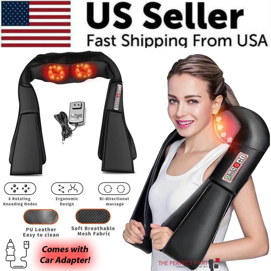 SoulSooth™️  Heated Back Neck and Shoulder Massager 