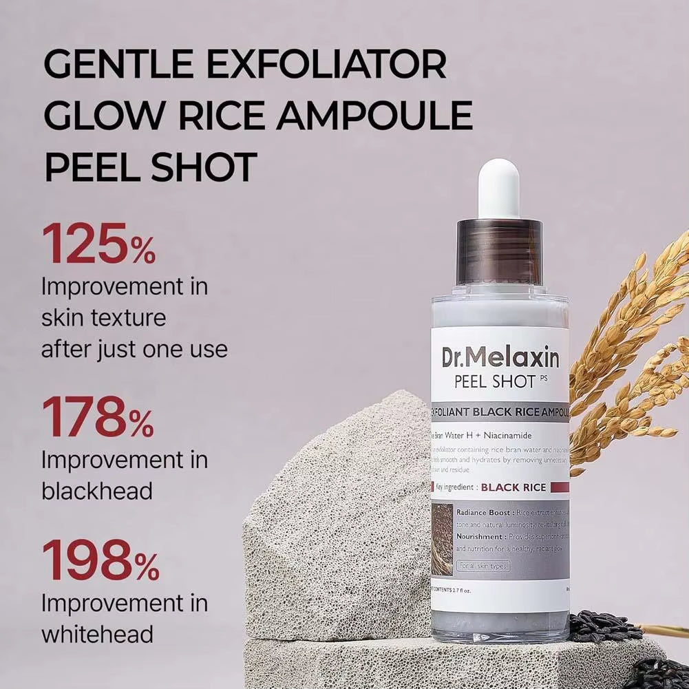 Dr. Melaxin Peel Shot™️ White and Black Rice Exfoliating Oil