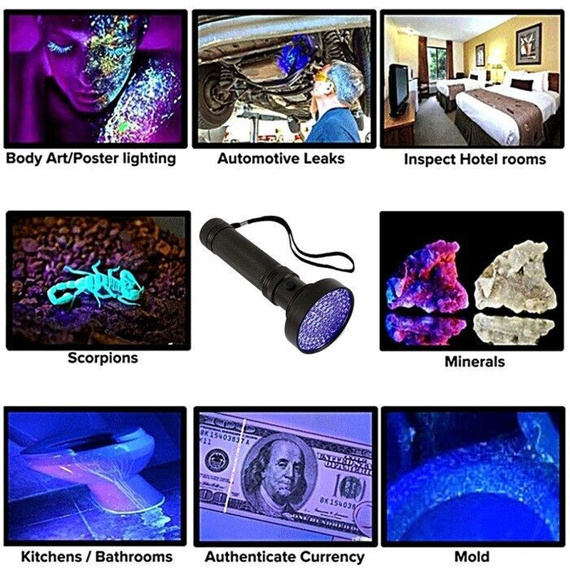 OptiBeam™️ UV Ultraviolet Blacklight Inspection Lamp