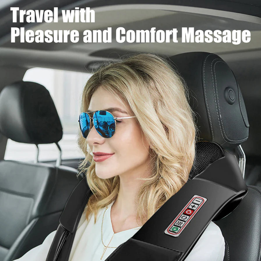 SoulSooth™️  Heated Back Neck and Shoulder Massager 