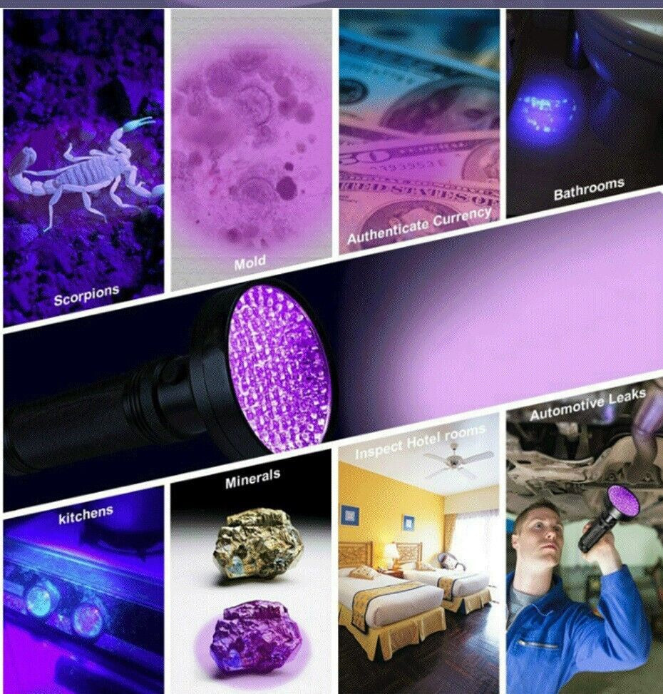 OptiBeam™️ UV Ultraviolet Blacklight Inspection Lamp