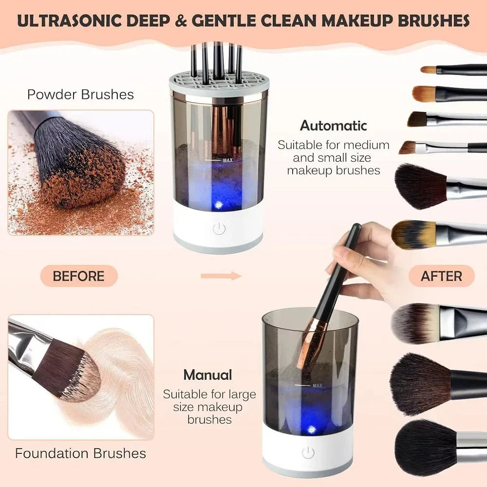LuxiBrush™️ Pro Automatic Makeup Brush Cleaner 