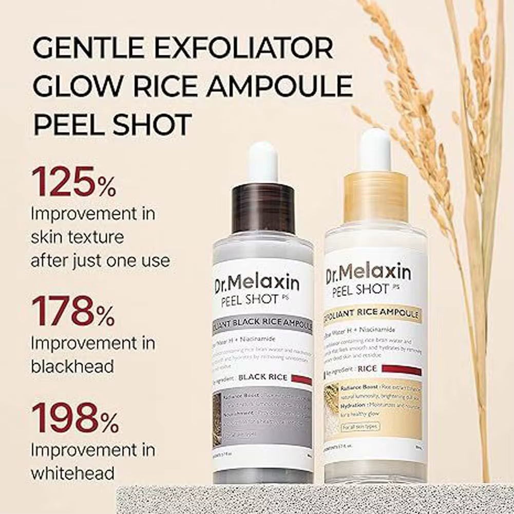 Dr. Melaxin Peel Shot™️ White and Black Rice Exfoliating Oil