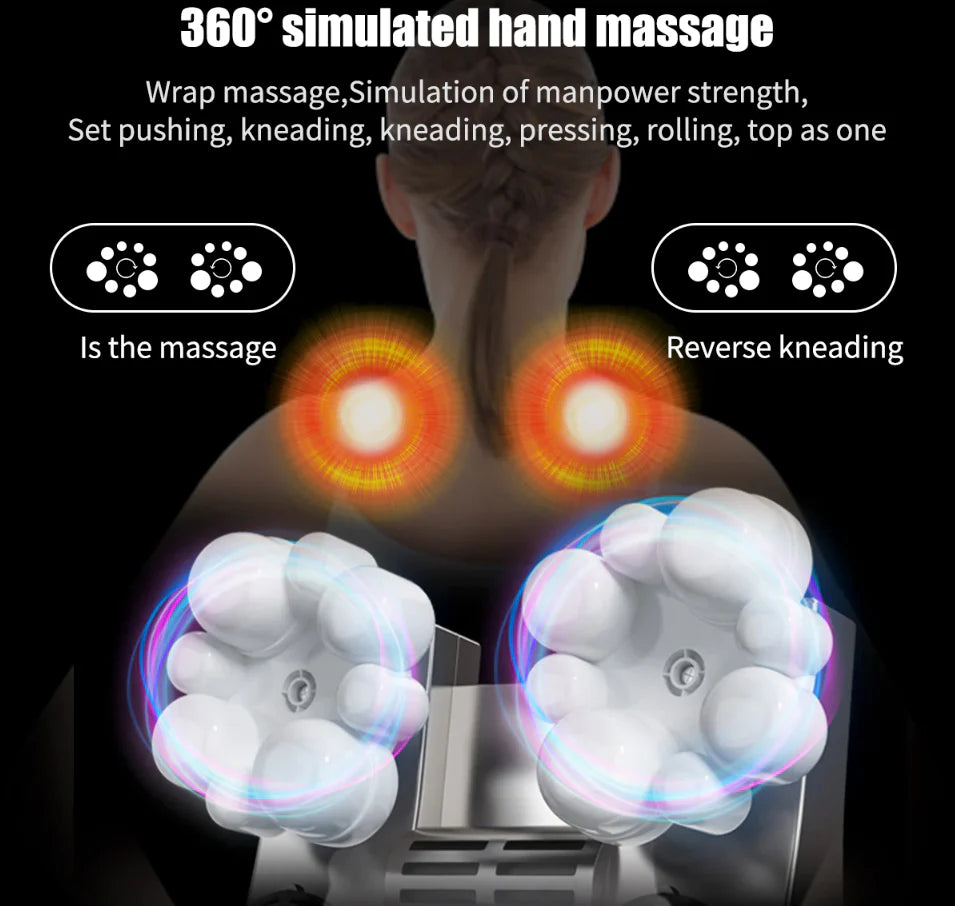 SoulSooth™️  Heated Back Neck and Shoulder Massager 