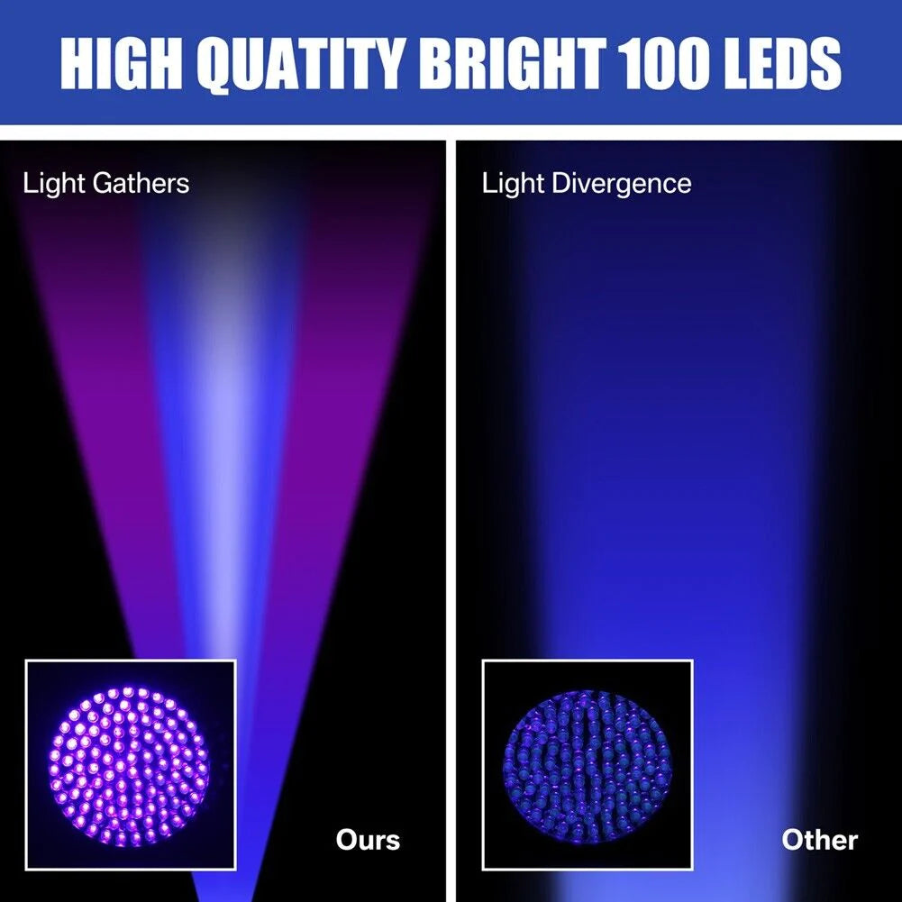 OptiBeam™️ UV Ultraviolet Blacklight Inspection Lamp